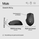 HP 280 Silent Wireless Mouse - Rechtshan-10
