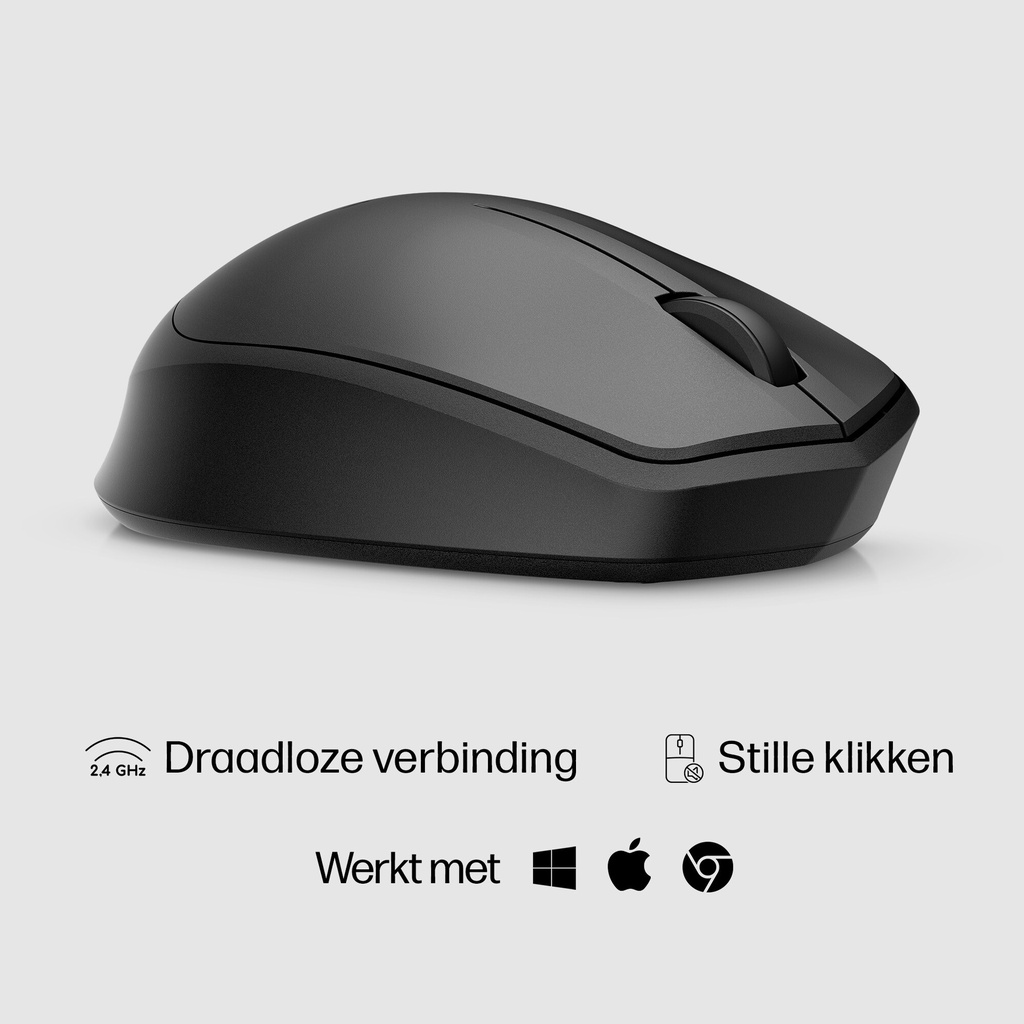 HP 280 Silent Wireless Mouse - Rechtshan-12