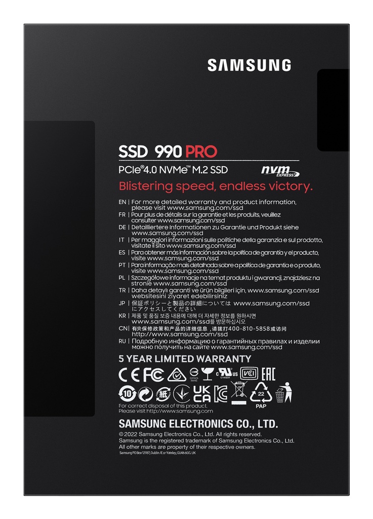 SAMSUNG SSD 990 PRO 1TB M.2 NVMe PCIe 4.-8