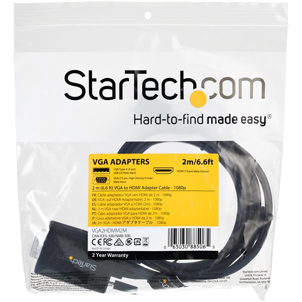 StarTech.com VGA naar HDMI kabel adapter-8