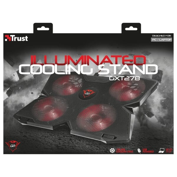 Trust GXT 278 Yozu Laptop Koeler Standaard tot 17.3 Inch