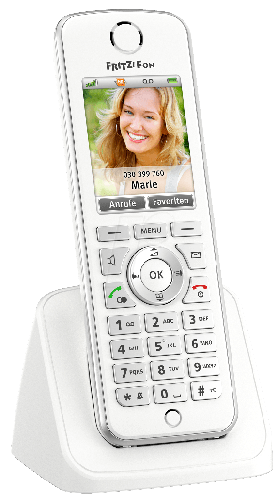 AVM FRITZ!Fon C4 International DECT-telefoon Wit