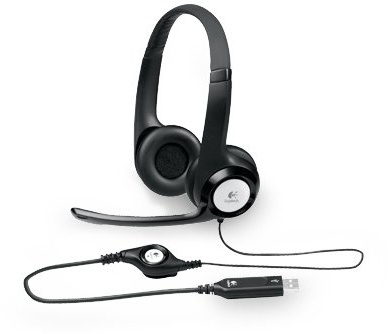 Logitech ClearChat H390 Wired Stereo Headset USB