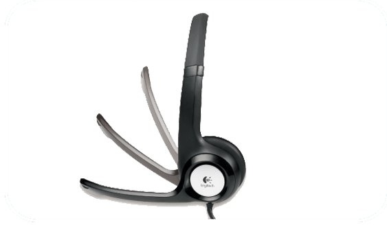 Logitech ClearChat H390 Wired Stereo Headset USB