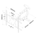 NewStar LED-W500 flatscreen wandsteun