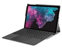 Microsoft Surface Pro 7 hoes - Tri-Fold Book Case - Zwart