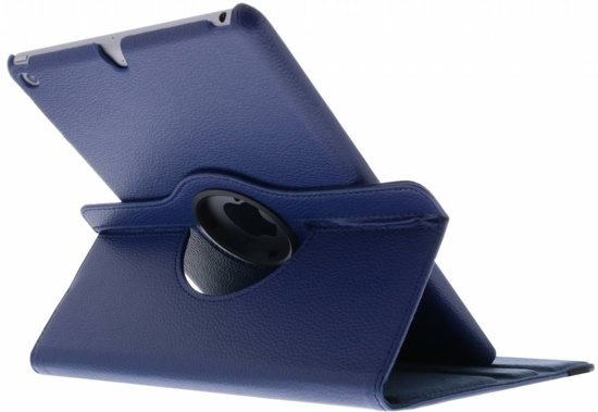 iPad 10.2 (2019) Hoes - Draaibare Book Case Cover - Donker Blauw