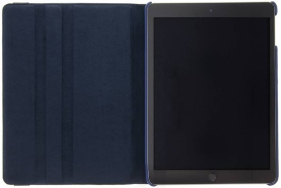 iPad 10.2 (2019) Hoes - Draaibare Book Case Cover - Donker Blauw