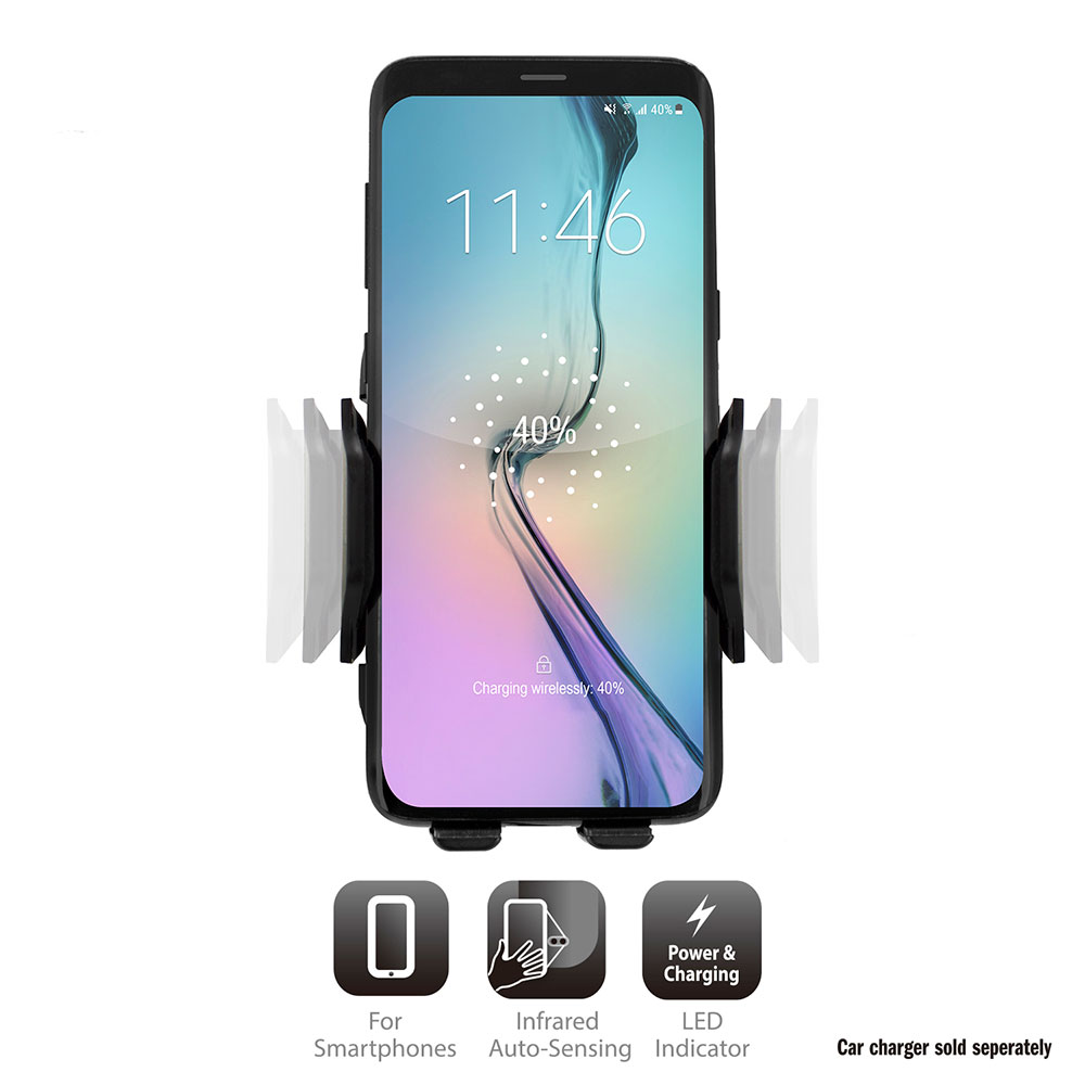 Ewent Automatic Car Mount met draadloze snellaadfunctie