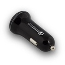 Ewent USB autolader, 2 poort, 5A, zwart