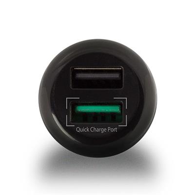 Ewent USB autolader, 2 poort, 5A, zwart