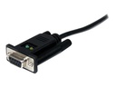 StarTech.com 1-poort USB naar Nulmodem RS232 DB9 Seriële DCE Verloopkabel met FTDI