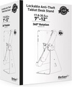 Barkan Vergrendelbare Anti-Diefstal Bureastandaard voor Tablets 8,7'' / 12'' / 22,1cm / 30,5cm