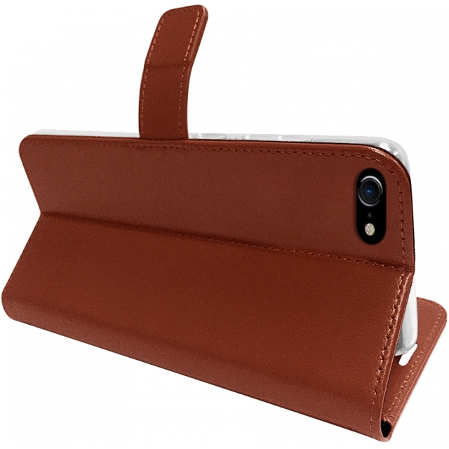 Valenta Book Case Gel Skin Apple iPhone 7/8/SE (2020) Brown