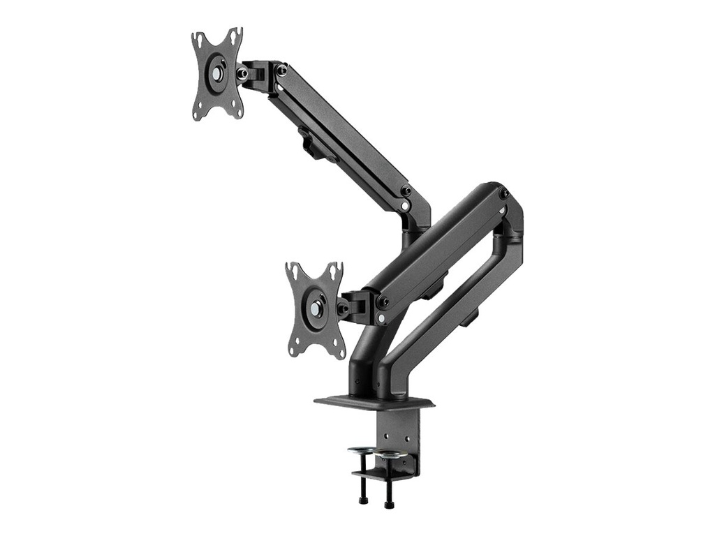 Neomounts by Newstar monitor bureausteun - Klem/doorvoer - 7 kg - 43,2 cm (17") - 68,6 cm (27") - 100 x 100 mm - Zwart