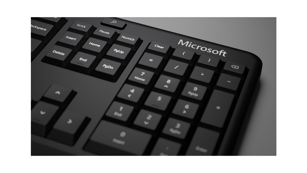 Microsoft Ergonomic - Standard - USB - QWERTY - Black