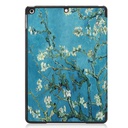 Cover2Day iPad 2020 hoes - 10.2 inch - Tri-Fold Book Case - Witte Bloesem