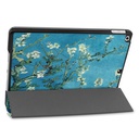 Cover2Day iPad 2020 hoes - 10.2 inch - Tri-Fold Book Case - Witte Bloesem