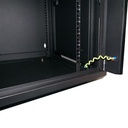 WP Rack WPN-RWB-12606-B Wandbehuizing , 12 HE, 60 cm breed, 63,5cm hoog, 60 cm diep, zwart