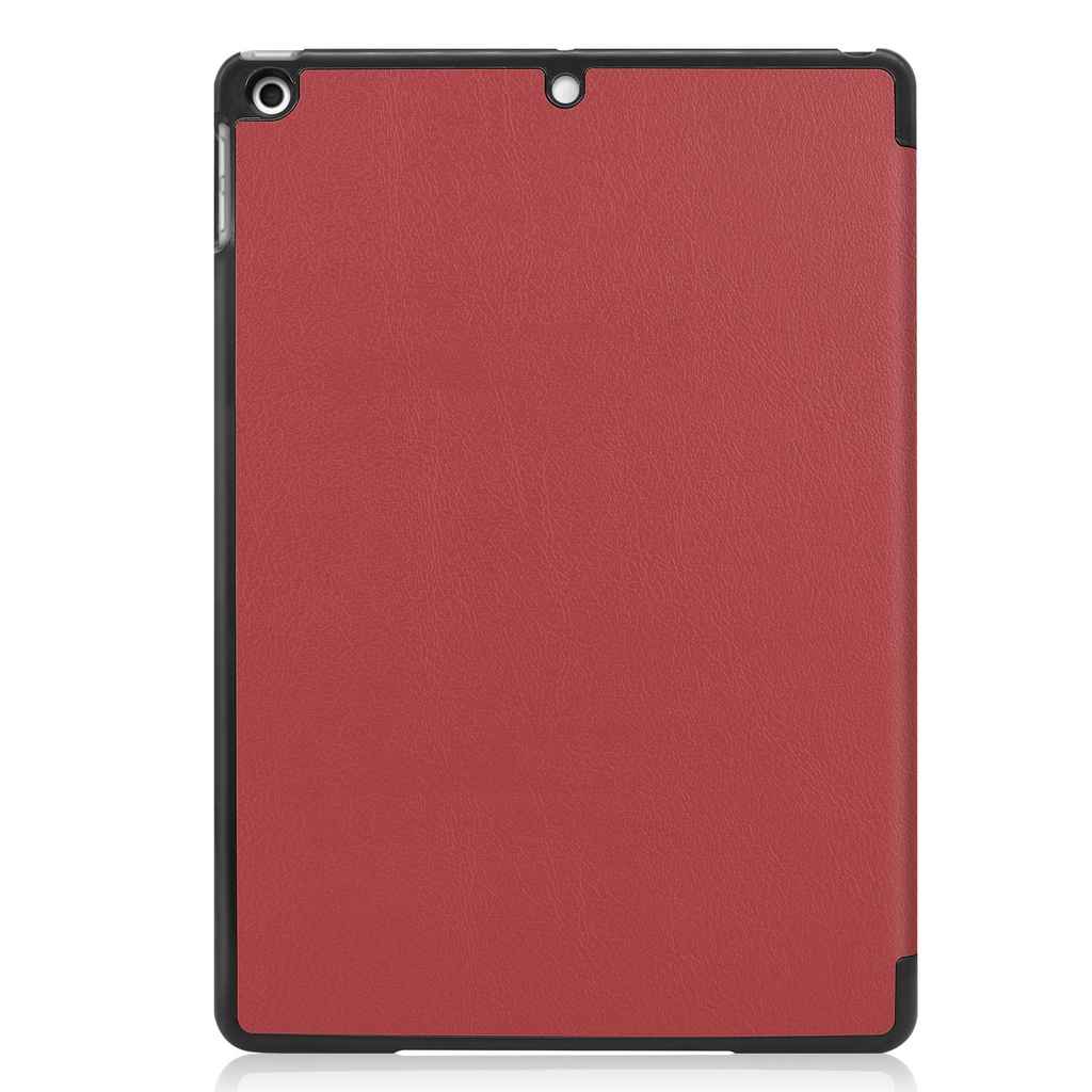 Cover2Day iPad 2020 hoes - 10.2 inch - Tri-Fold Book Case - Donker Rood