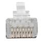 ACT RJ45 (8P/8C) CAT6A afgeschermde modulaire connector voor ronde kabel met massieve of soepele aders