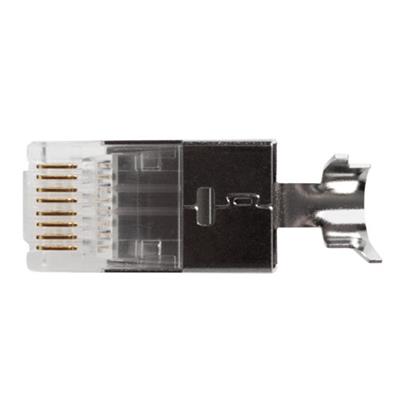 ACT RJ45 (8P/8C) CAT6A afgeschermde modulaire connector voor ronde kabel met massieve of soepele aders
