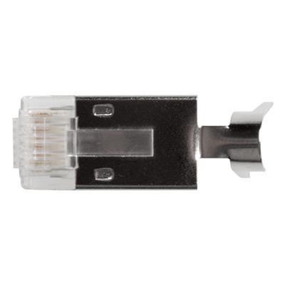 ACT RJ45 (8P/8C) CAT6A afgeschermde modulaire connector voor ronde kabel met massieve of soepele aders