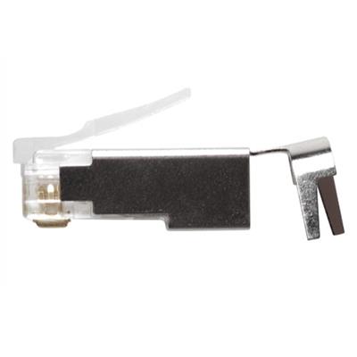 ACT RJ45 (8P/8C) CAT6A afgeschermde modulaire connector voor ronde kabel met massieve of soepele aders