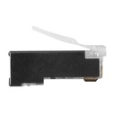ACT RJ45 (8P/8C) CAT6 afgeschermde modulaire connector voor ronde kabel met massieve of soepele aders