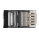 ACT RJ45 (8P/8C) CAT6 afgeschermde modulaire connector voor ronde kabel met massieve of soepele aders