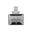 ACT RJ45 (8P/8C) CAT6 afgeschermde modulaire connector voor ronde kabel met massieve of soepele aders