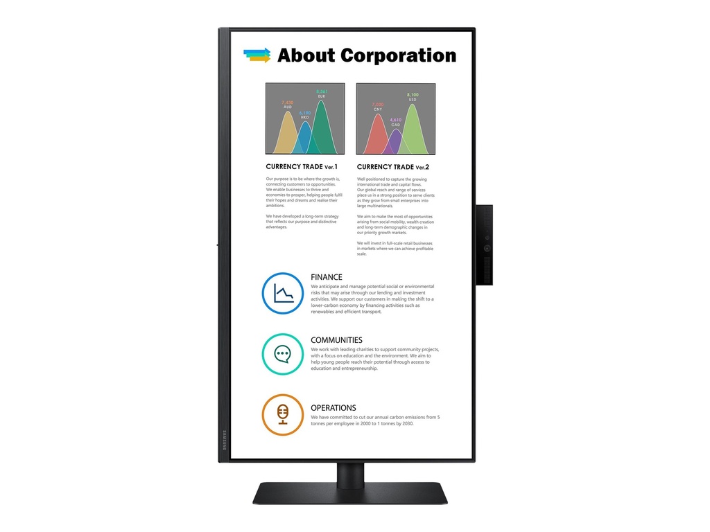 Samsung LCD S24A400VEU 24" black