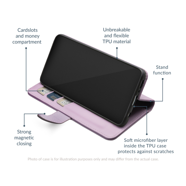 Mobilize Premium Gelly Wallet Book Case Apple iPhone 14 Pro Purple