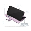 Mobilize Premium Gelly Wallet Book Case Apple iPhone 14 Pro Purple
