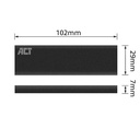 ACT M.2 SATA en NVMe SSD behuizing, USB-C 3.2 Gen2, aluminium