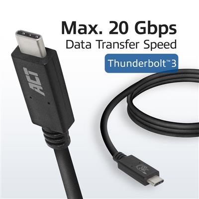 ACT USB 3.2 Gen1 aansluitkabel A male - C male 1 meter (kopie)