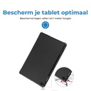 Cover2Day Tablet hoes geschikt voor de Lenovo Tab M10 3rd Gen (2022) - Zwart