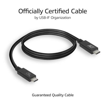 ACT USB 3.2 Gen1 aansluitkabel A male - C male 1 meter (kopie)
