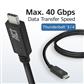 ACT USB4® 40Gbps kabel, USB-C, USB-IF gecertificeerd, 0,8 meter