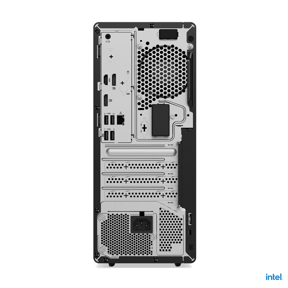 Lenovo ThinkCentre M70t i7-12700, 16GB, 512GB, W11P, achterkant