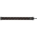 Brennenstuhl stekkerdoos voor patchkast Alu-Line 19" PDU 16A met 9x Type F stopcontacten