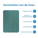 Tablet hoes geschikt voor de Apple iPad 10 10.9 (2022) - Donker Groen