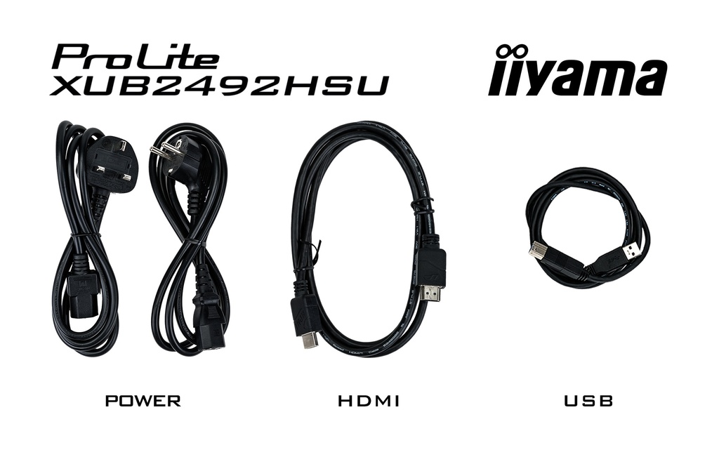 iiyama ProLite XUB2492HSU-B5 LED display 23.8" Full HD Zwart