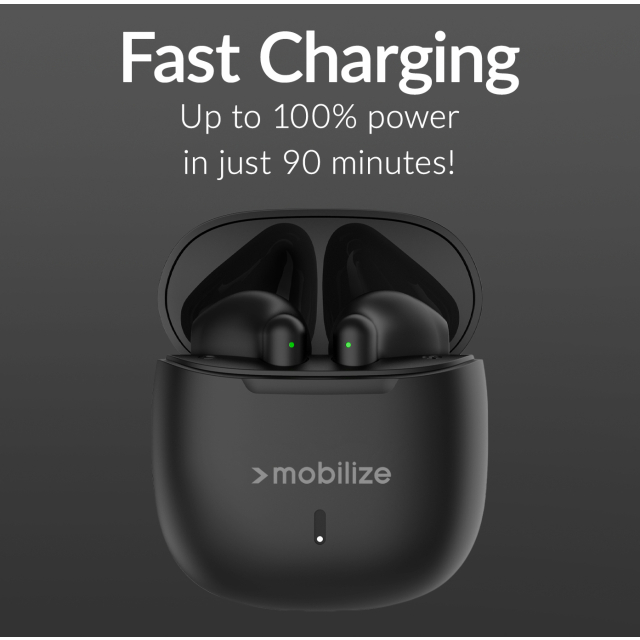 Mobilize TWS Earbuds Black
