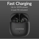 Mobilize TWS Earbuds Black