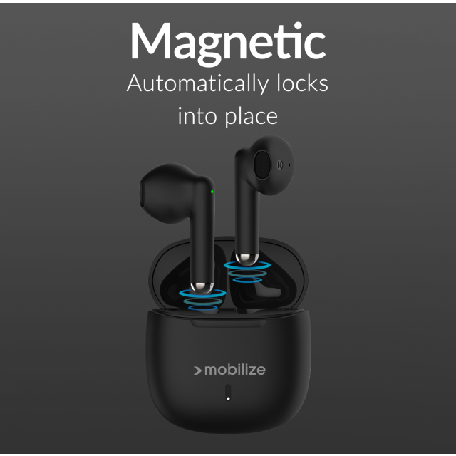 Mobilize TWS Earbuds Black