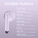 Mobilize TWS Earbuds Pastel Purple