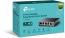 TP-Link TL-SG105PE 5-poorts Gigabit Easy Smartswitch met 4 PoE+-poorten