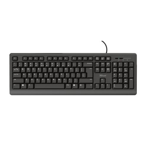 Trust Primo - Stil Toetsenbord - Qwerty Zwart