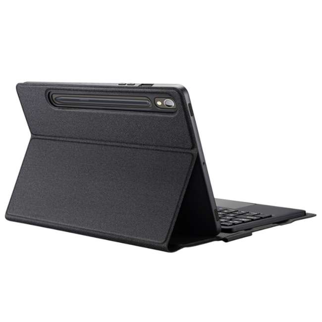 Dux Ducis - Samsung Galaxy Tab S9 FE Plus Toetsenbord hoes - Zwart